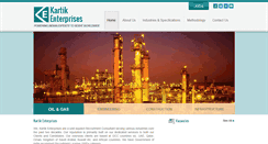 Desktop Screenshot of kartikenterprises.com